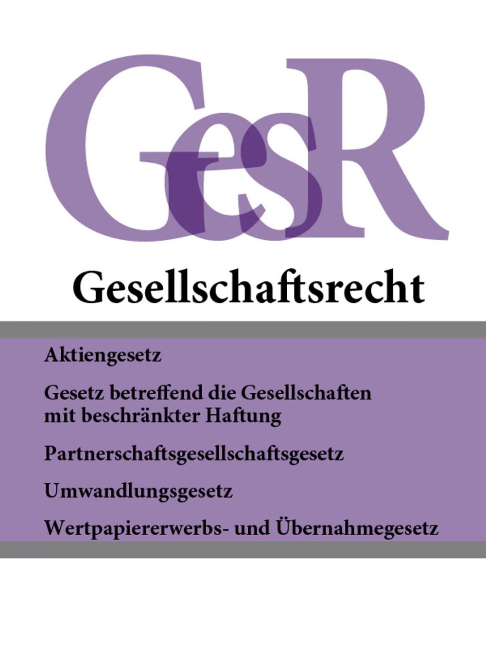 Big bigCover of Gesellschaftsrecht - GesR