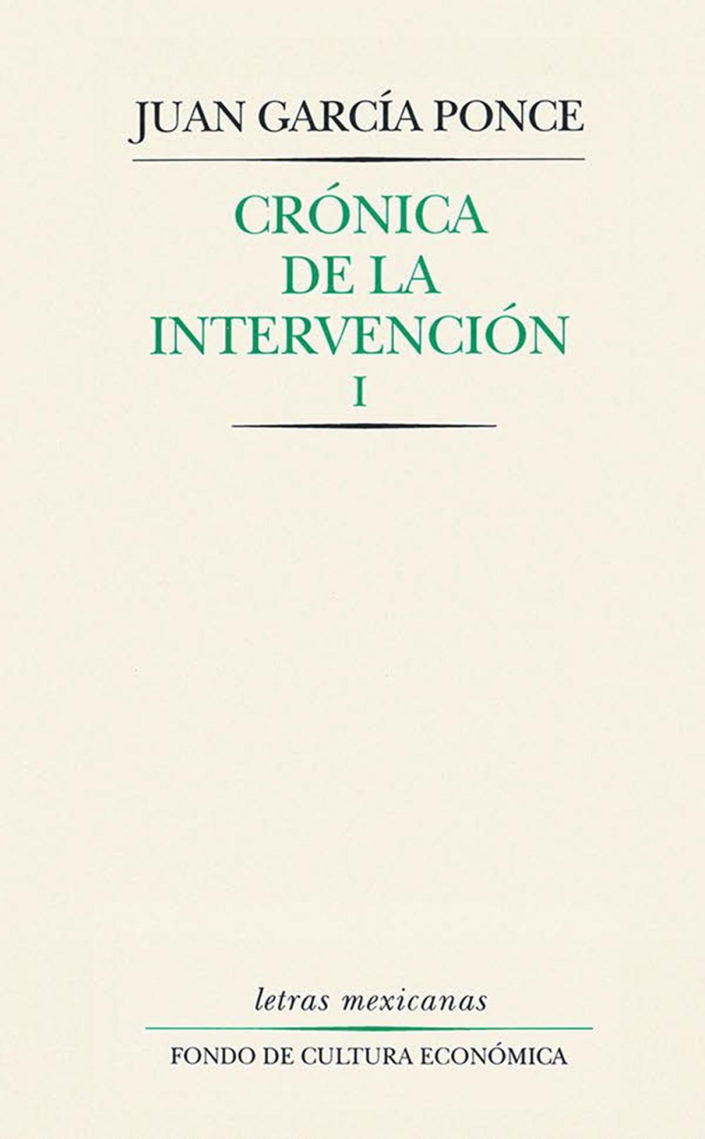 Big bigCover of Crónica de la intervención, I