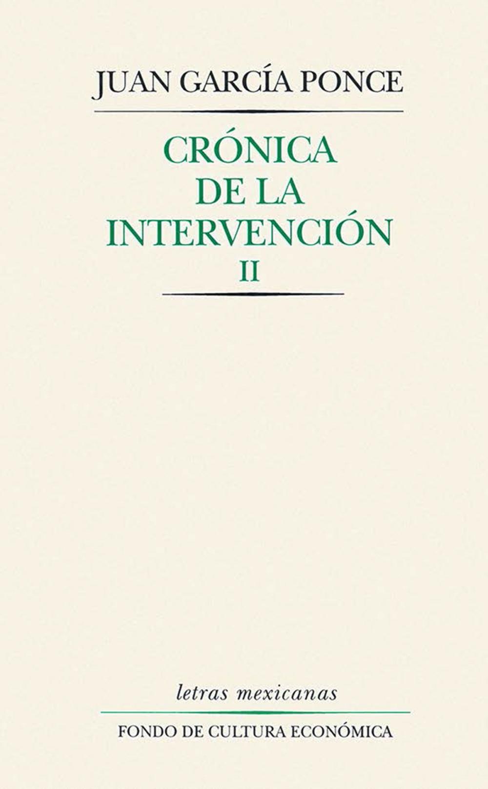Big bigCover of Crónica de la intervención, II