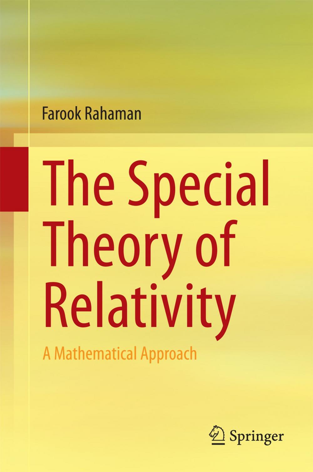 Big bigCover of The Special Theory of Relativity