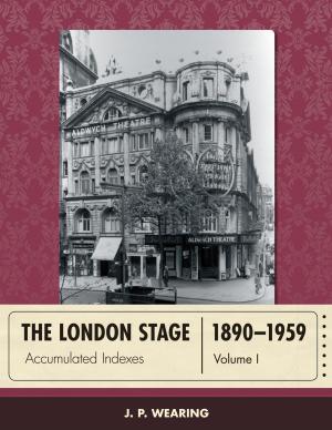 Book cover of The London Stage 1890-1959