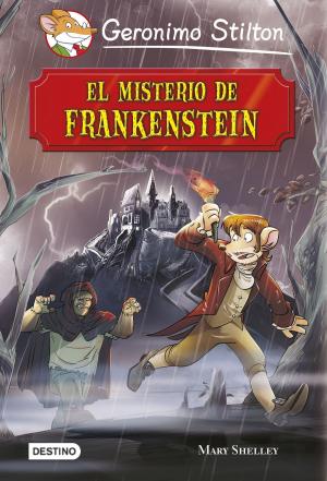 Book cover of El misterio de Frankenstein