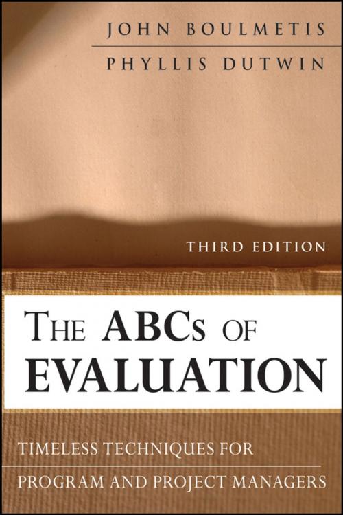 Cover of the book The ABCs of Evaluation by John Boulmetis, Phyllis Dutwin, Wiley