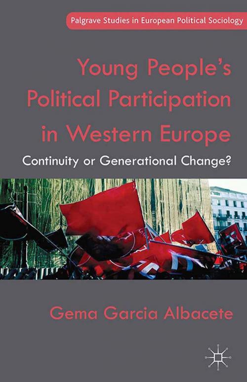 Cover of the book Young People's Political Participation in Western Europe by Gema Garcia Albacete, Palgrave Macmillan UK