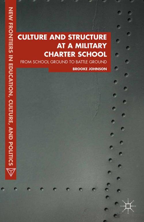 Cover of the book Culture and Structure at a Military Charter School by Brooke Johnson, Palgrave Macmillan US