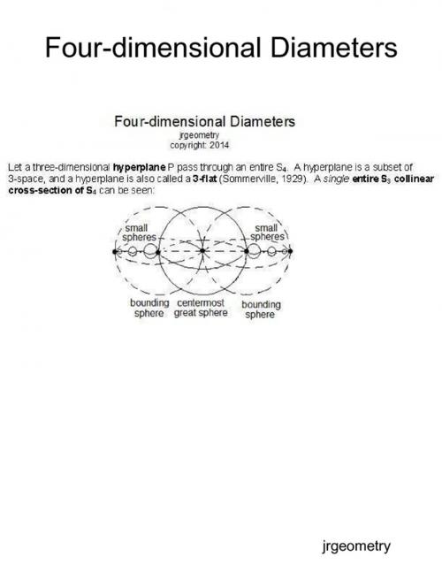 Cover of the book Four-dimensional Diameters by jrgeometry, Lulu.com