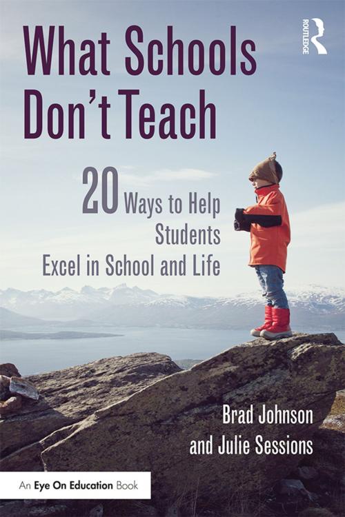 Cover of the book What Schools Don't Teach by Brad Johnson, Julie Sessions, Taylor and Francis