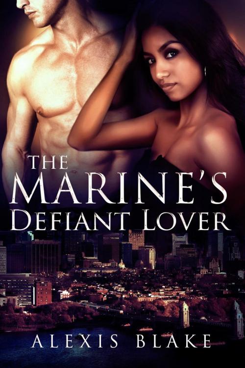 Cover of the book The Marine's Defiant Lover by Alexis Blake, Leslie North