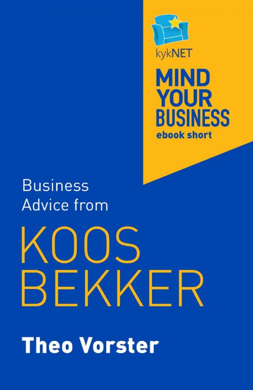 Cover of the book Koos Bekker by Theo Vorster, Jonathan Ball Publishers