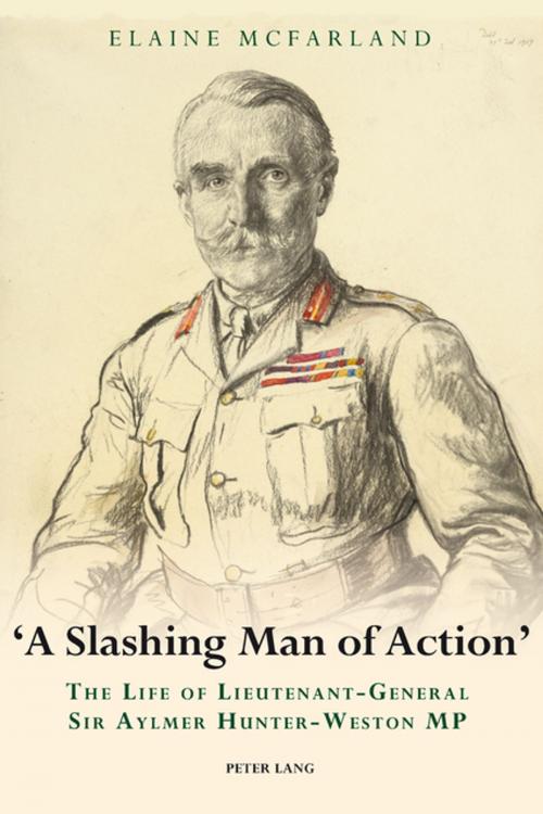 Cover of the book «A Slashing Man of Action» by Elaine McFarland, Peter Lang