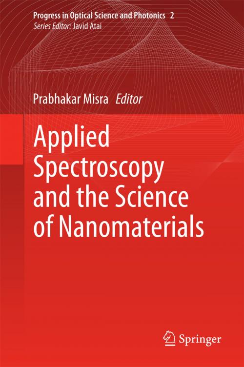 Cover of the book Applied Spectroscopy and the Science of Nanomaterials by , Springer Singapore