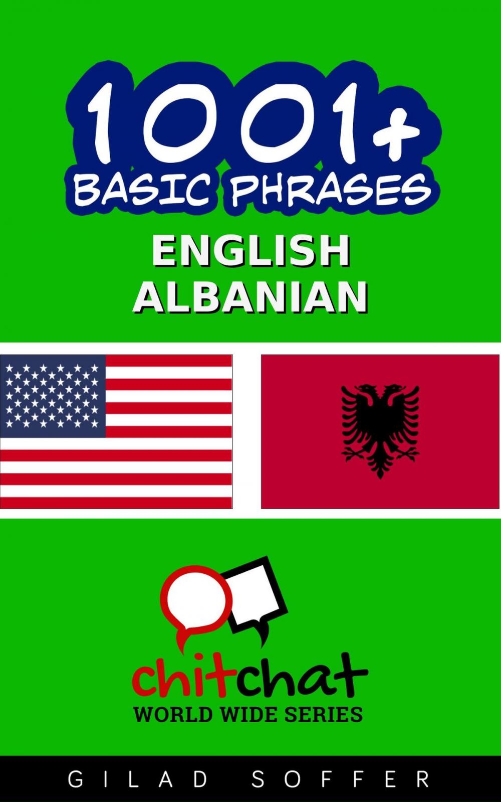 Big bigCover of 1001+ Basic Phrases English - Albanian