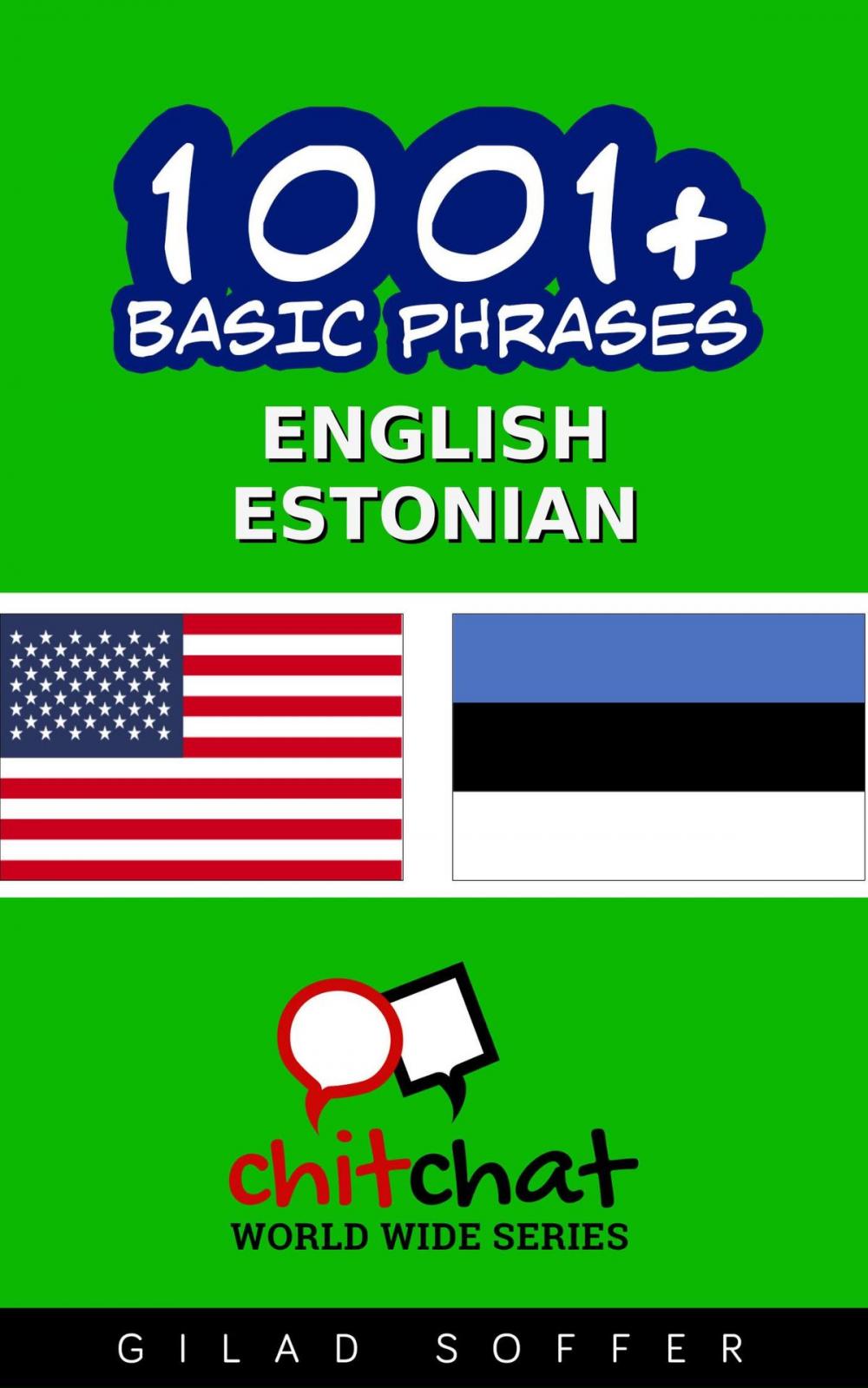 Big bigCover of 1001+ Basic Phrases English - Estonian