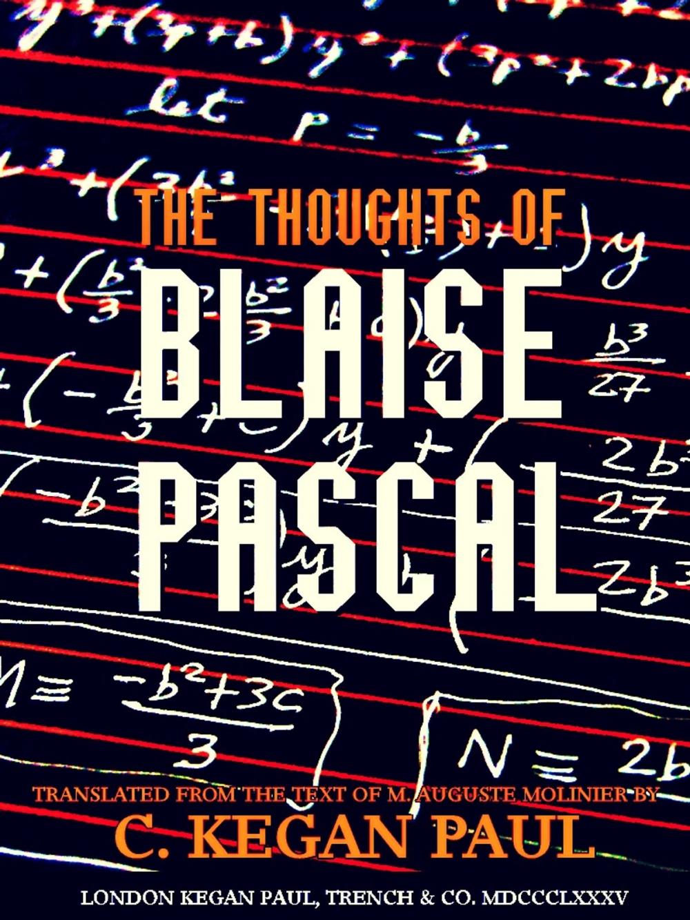 Big bigCover of The Thoughts of Blaise Pascal