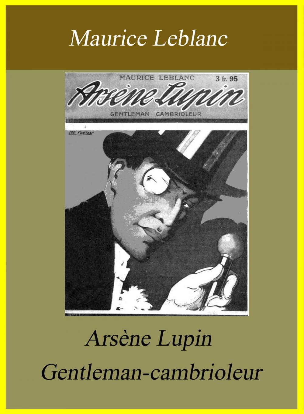 Big bigCover of Arsène Lupin, Gentleman-cambrioleur