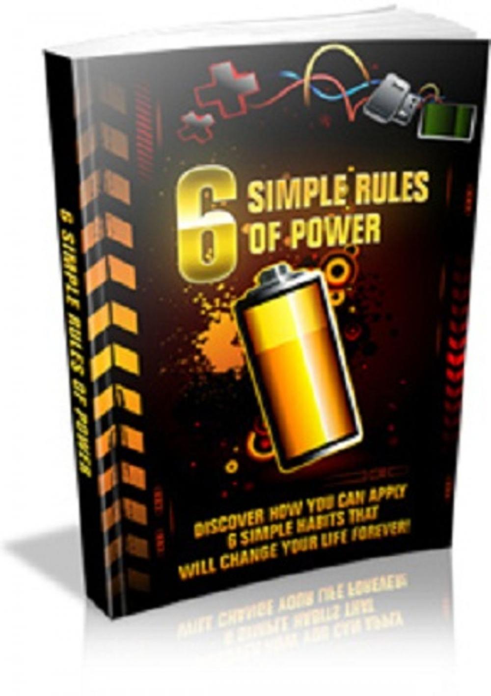 Big bigCover of 6 Simple Rules Of Power