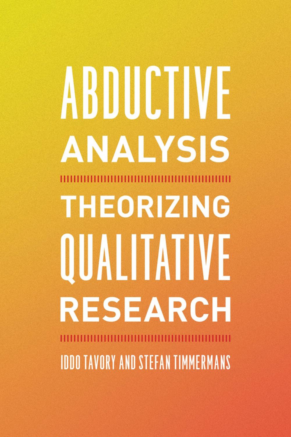 Big bigCover of Abductive Analysis