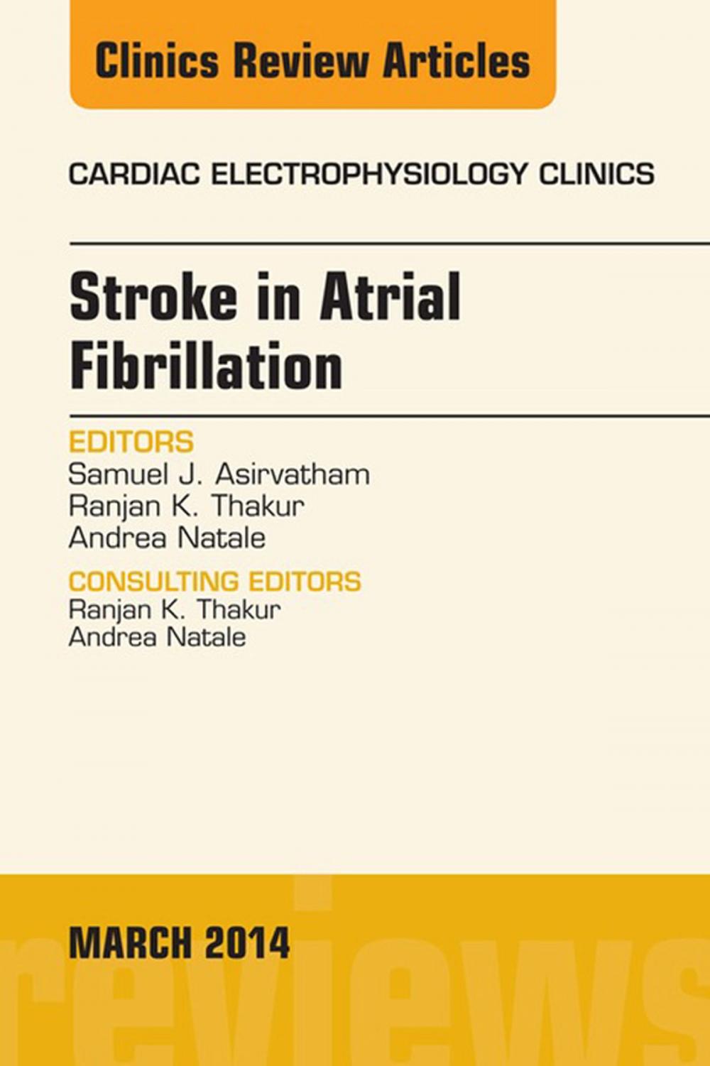 Big bigCover of Stroke in Atrial Fibrillation, An Issue of Cardiac Electrophysiology Clinics, E-Book