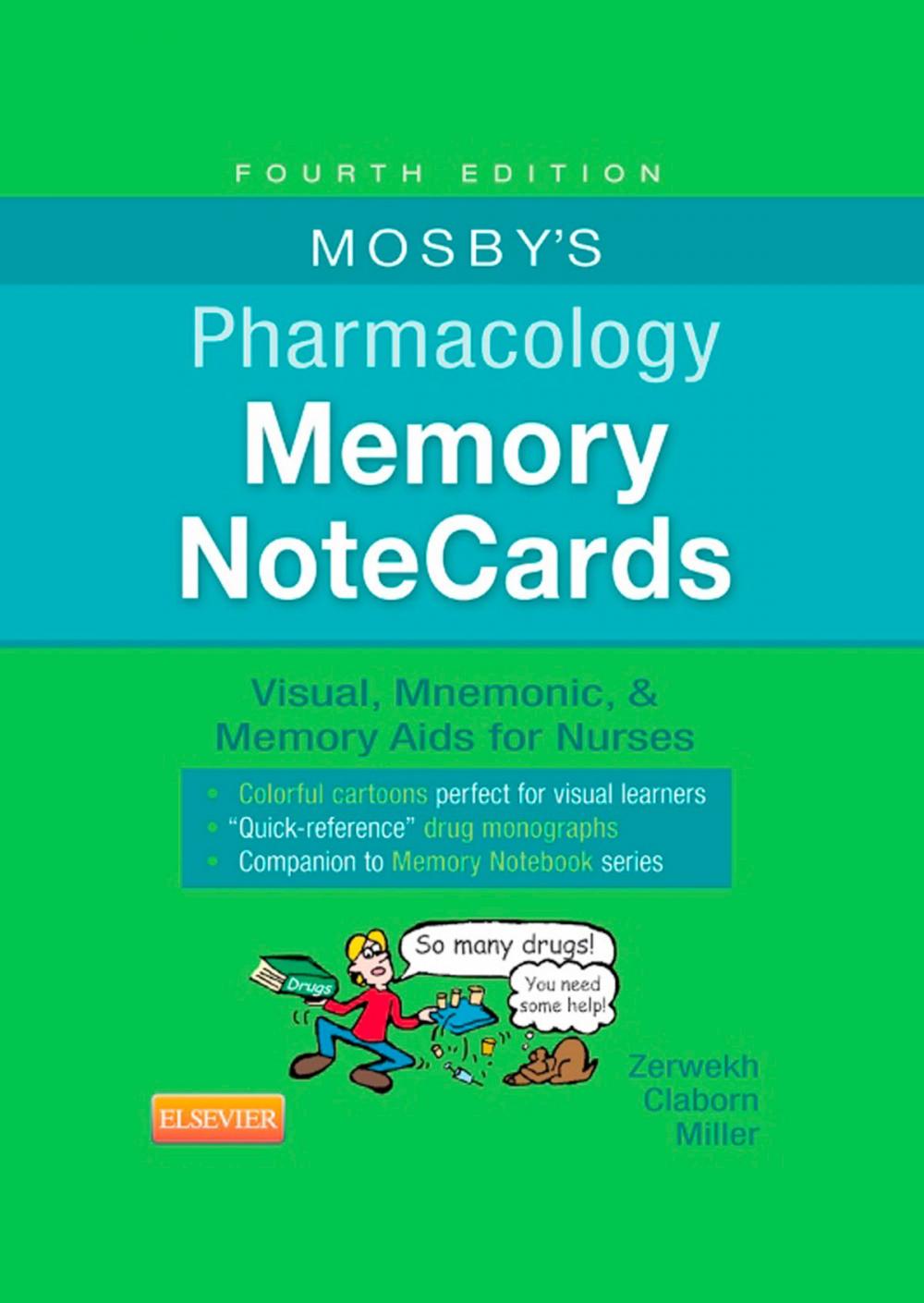 Big bigCover of Mosby's Pharmacology Memory NoteCards - E-Book