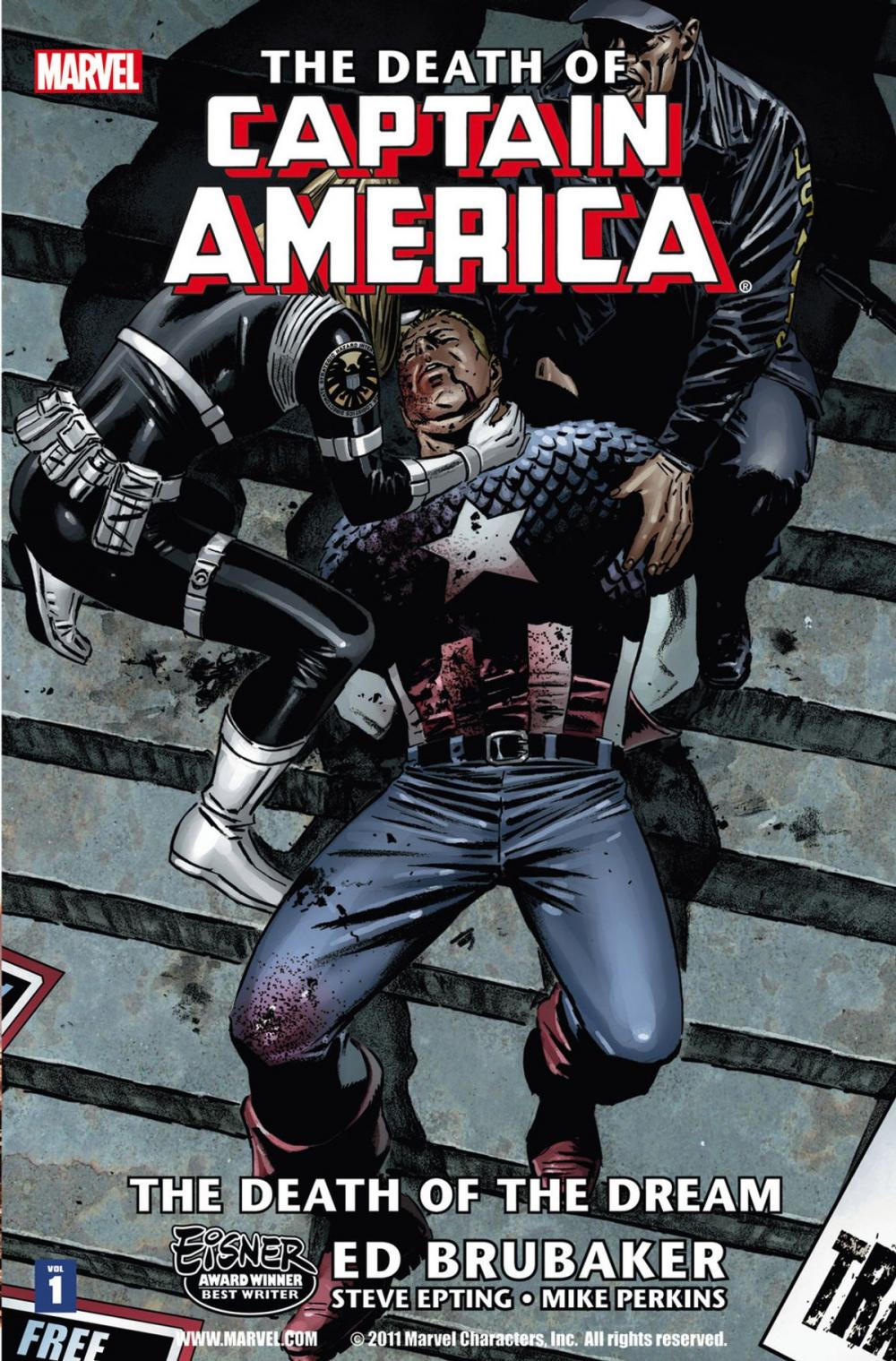 Big bigCover of Captain America: The Death of Captain America Vol. 1 - Death of the Dream