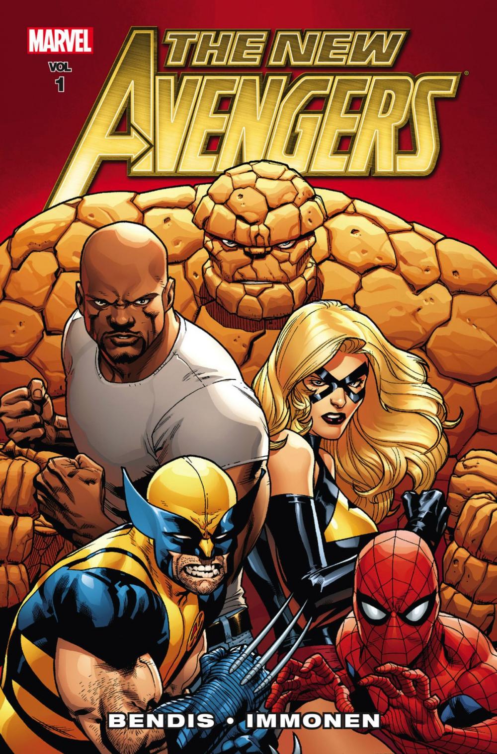 Big bigCover of New Avengers by Brian Michael Bendis Vol. 1