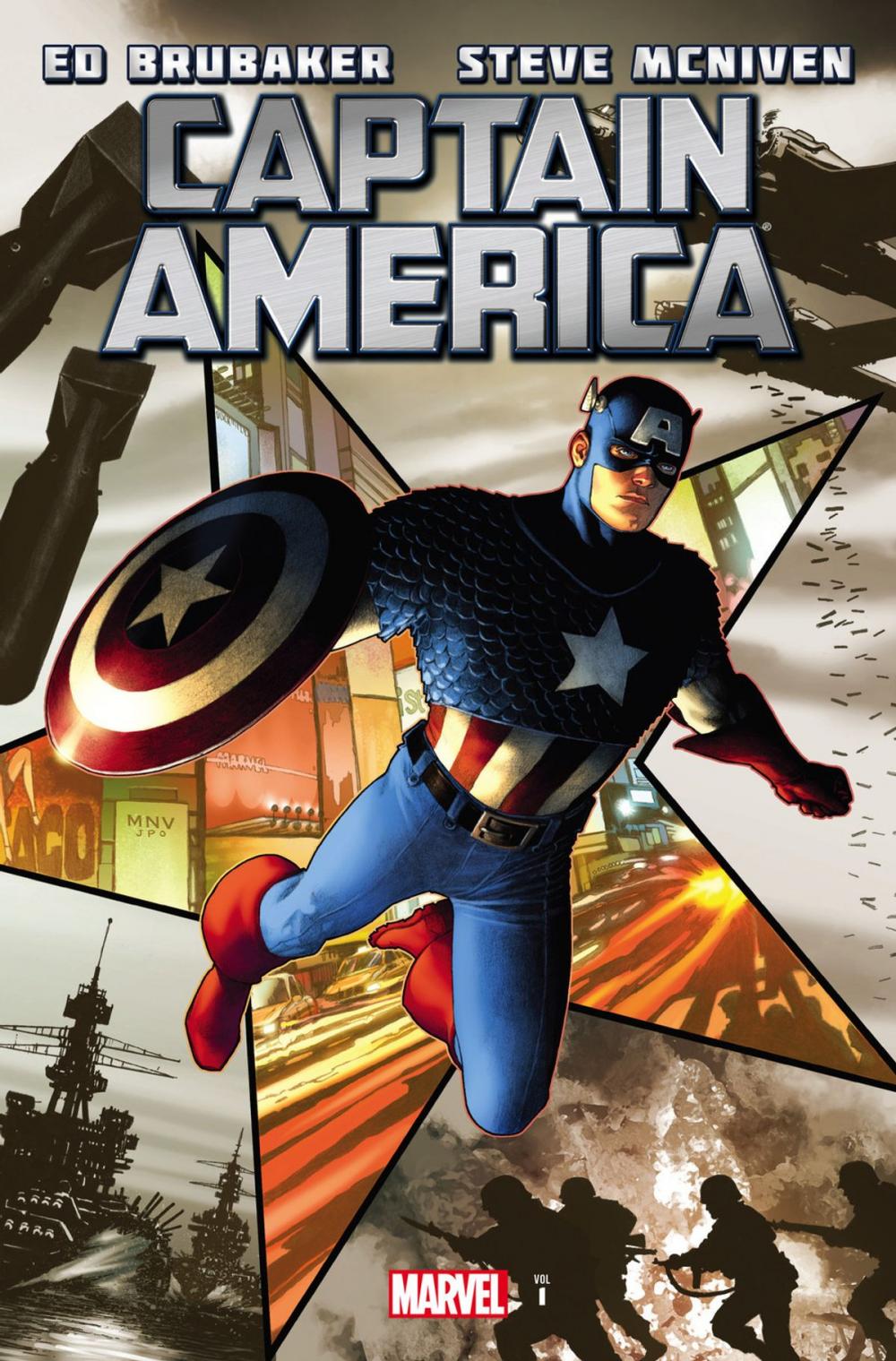 Big bigCover of Captain America by Ed Brubaker Vol. 1