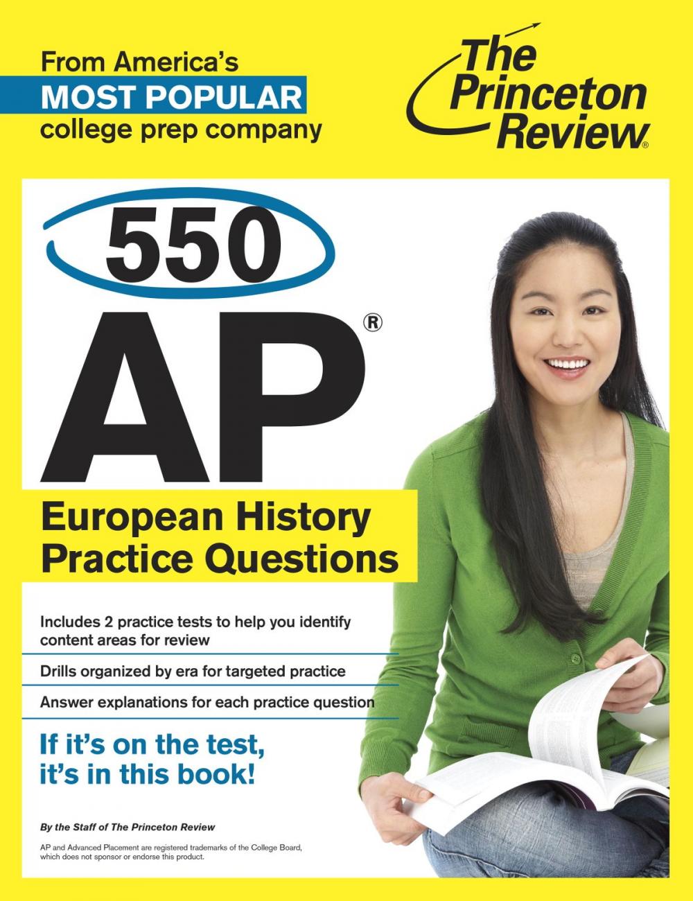 Big bigCover of 550 AP European History Practice Questions