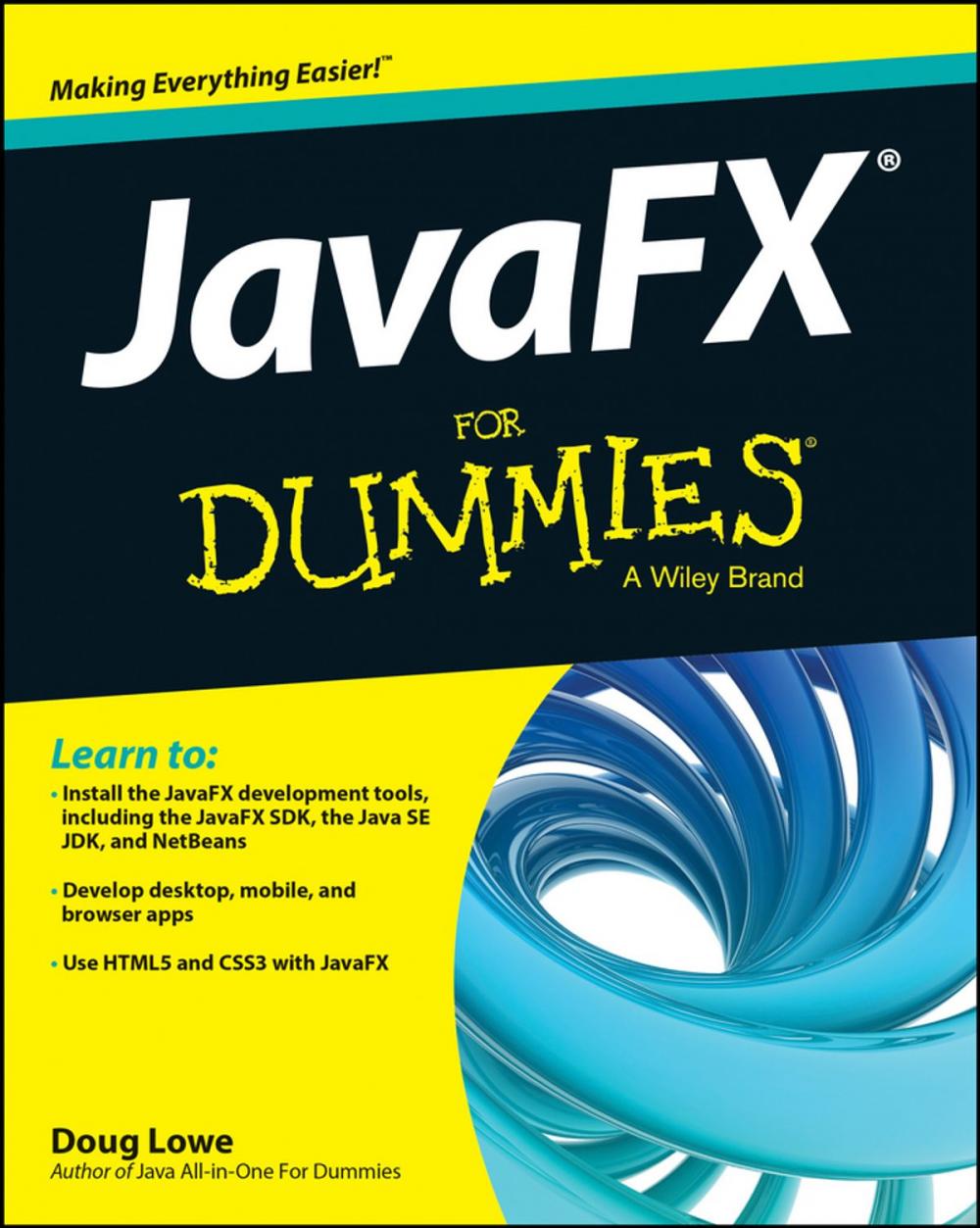 Big bigCover of JavaFX For Dummies