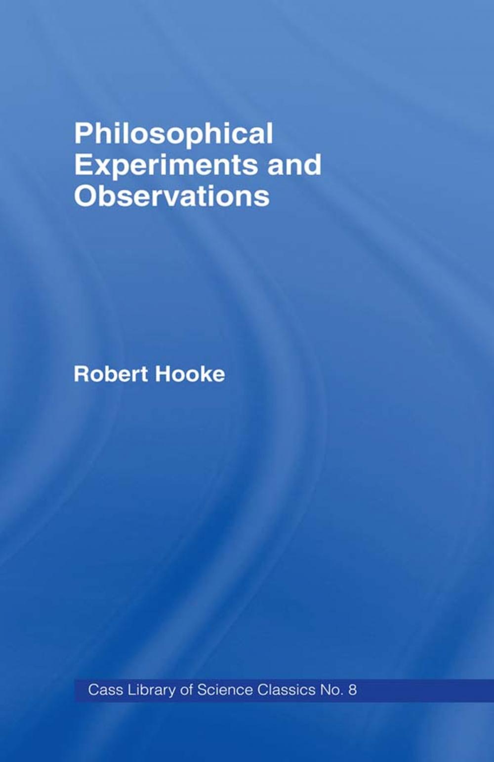 Big bigCover of Philosophical Experiments and Observations