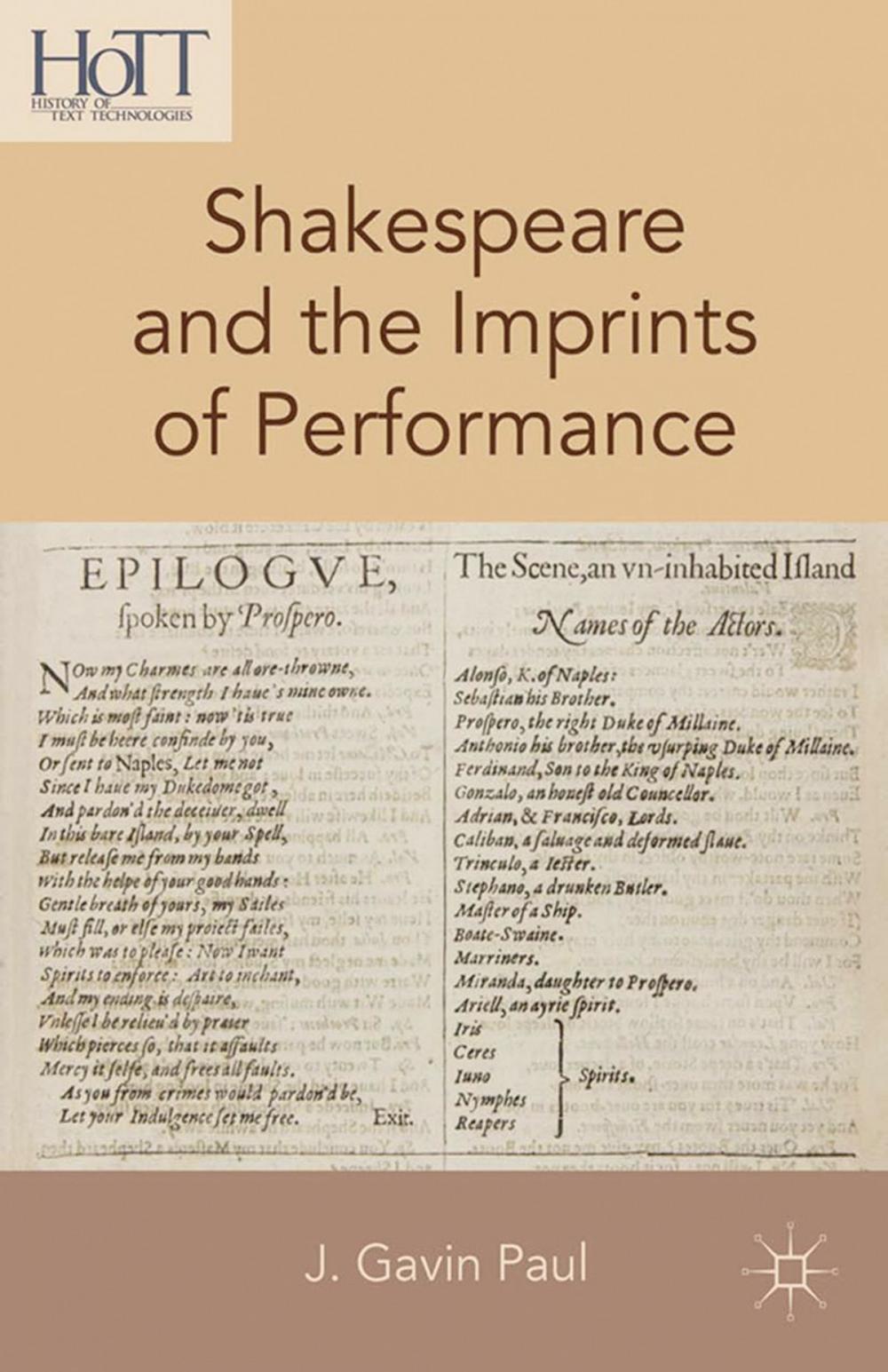 Big bigCover of Shakespeare and the Imprints of Performance