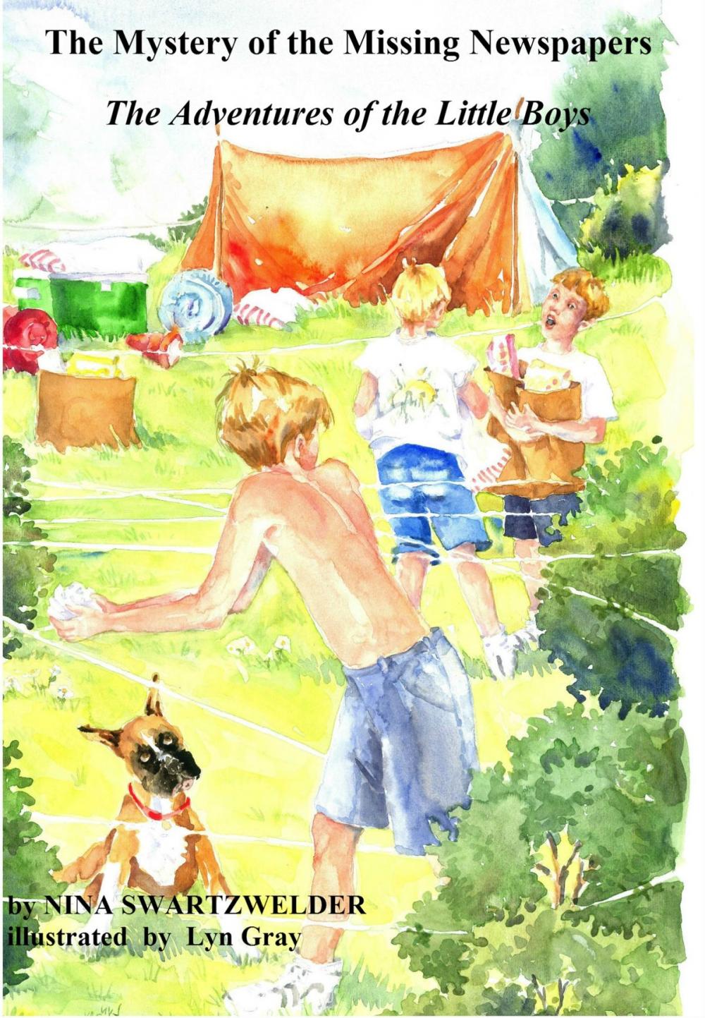 Big bigCover of The Mystery of the Missing Newspapers The Adventures of the Little Boys