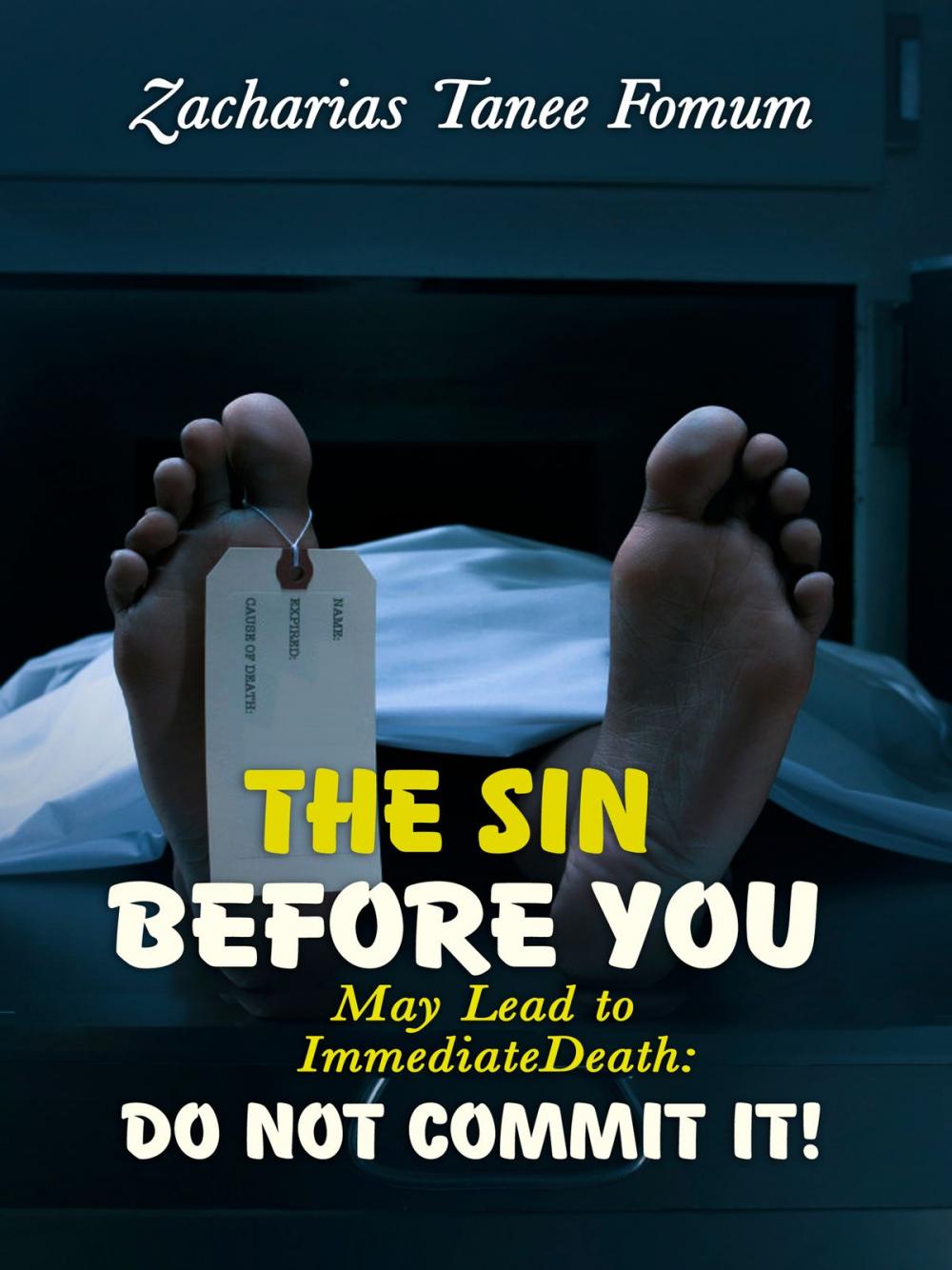 Big bigCover of The Sin Before You May Lead To Immediate Death: Do Not Commit It!