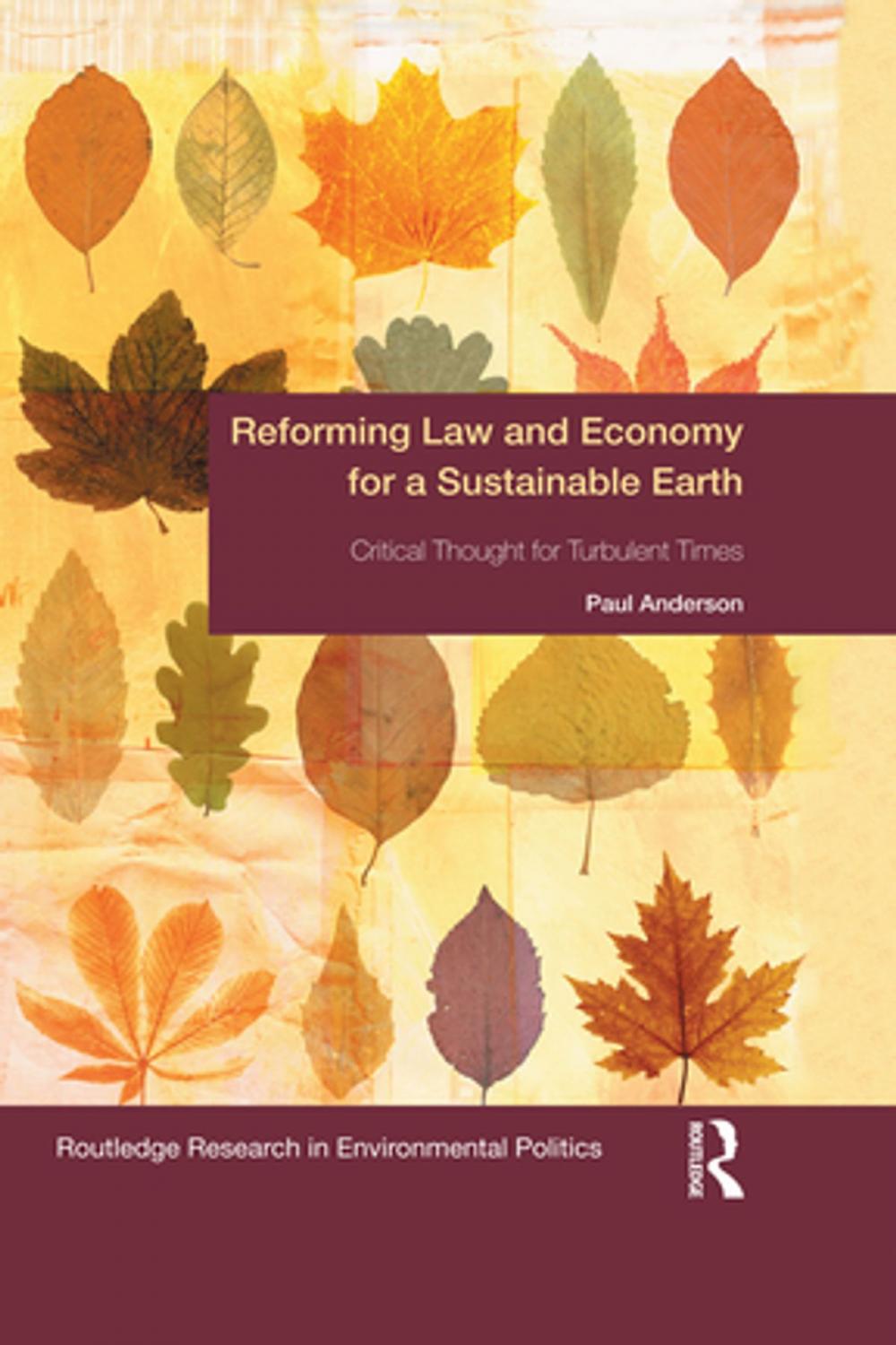 Big bigCover of Reforming Law and Economy for a Sustainable Earth