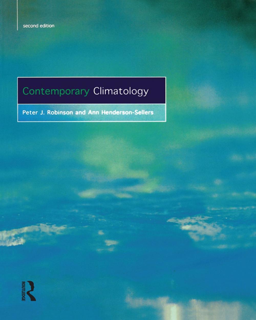 Big bigCover of Contemporary Climatology