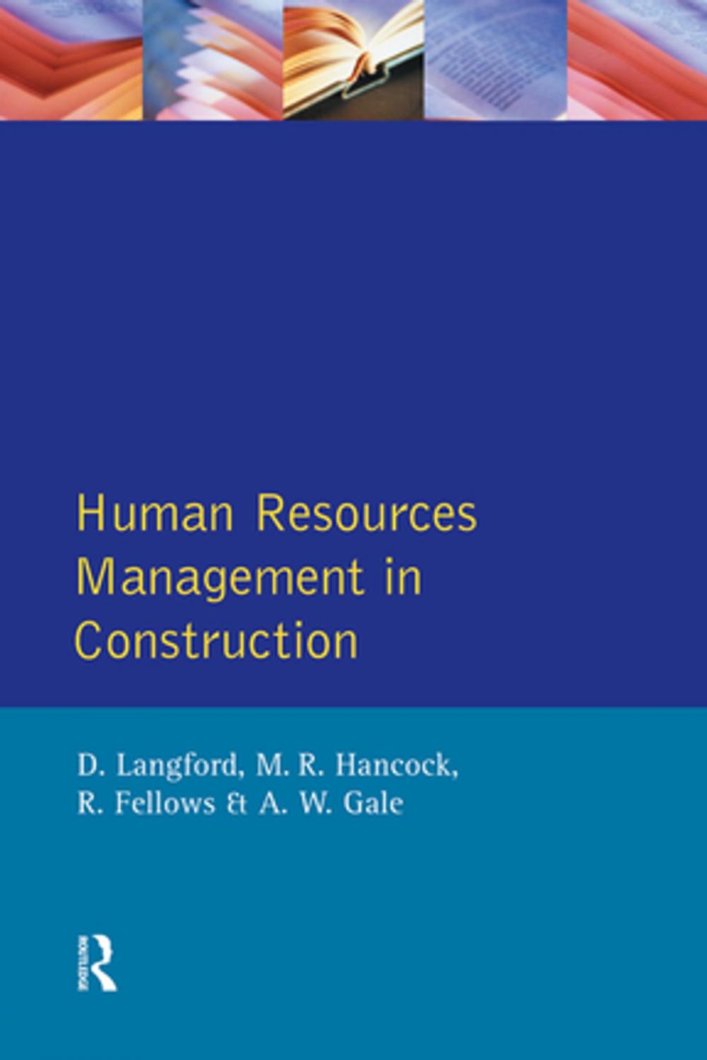 Big bigCover of Human Resources Management in Construction