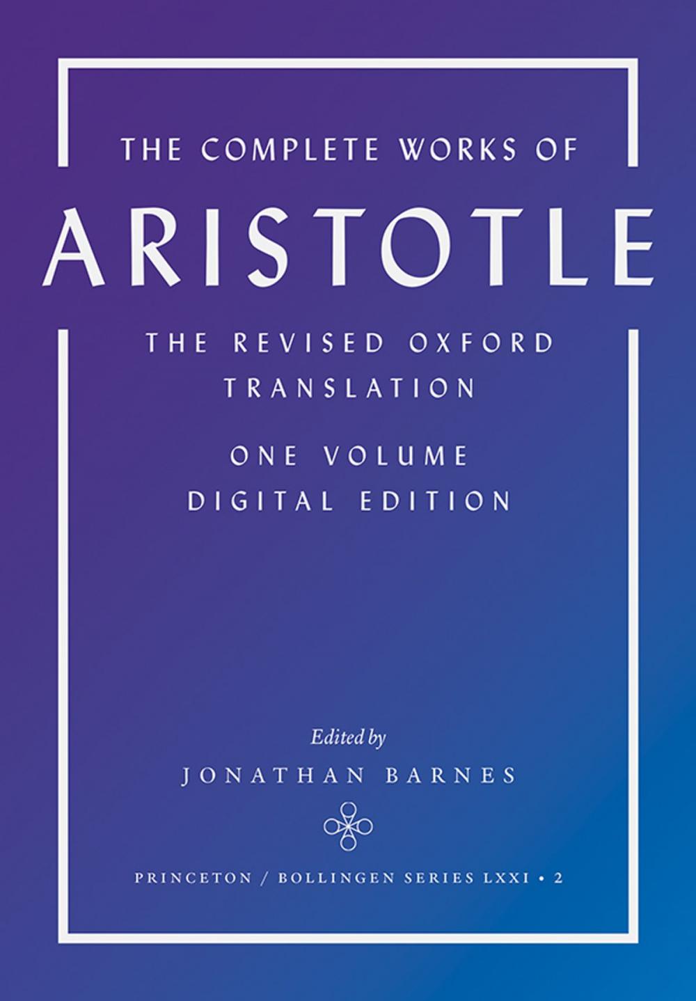 Big bigCover of The Complete Works of Aristotle