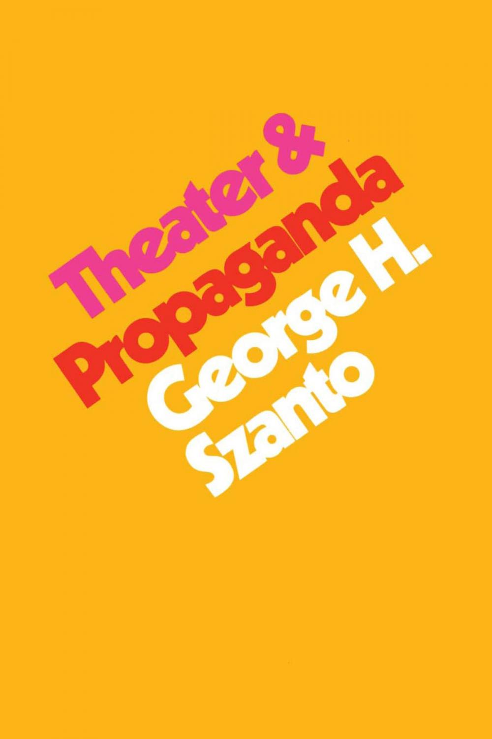 Big bigCover of Theater & Propaganda