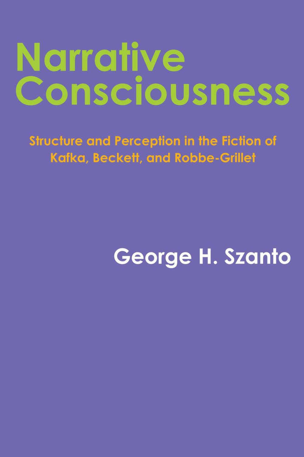 Big bigCover of Narrative Consciousness