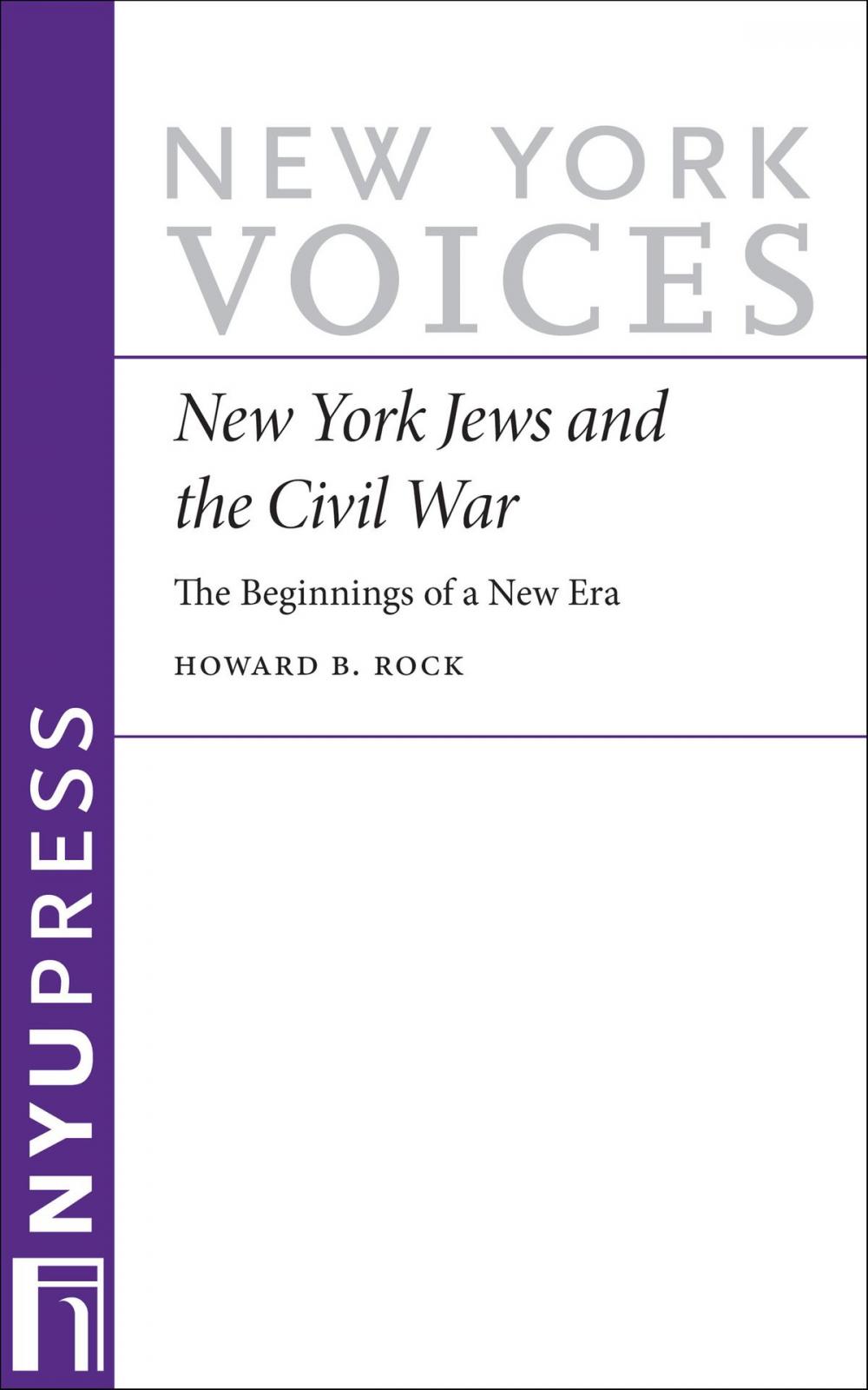 Big bigCover of New York Jews and the Civil War