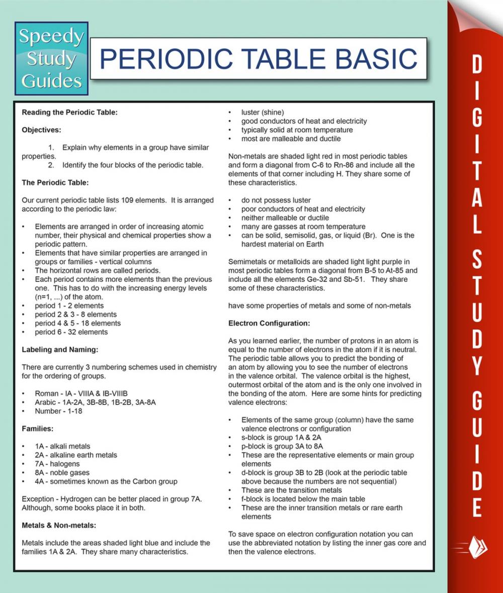 Big bigCover of Periodic Table Basic