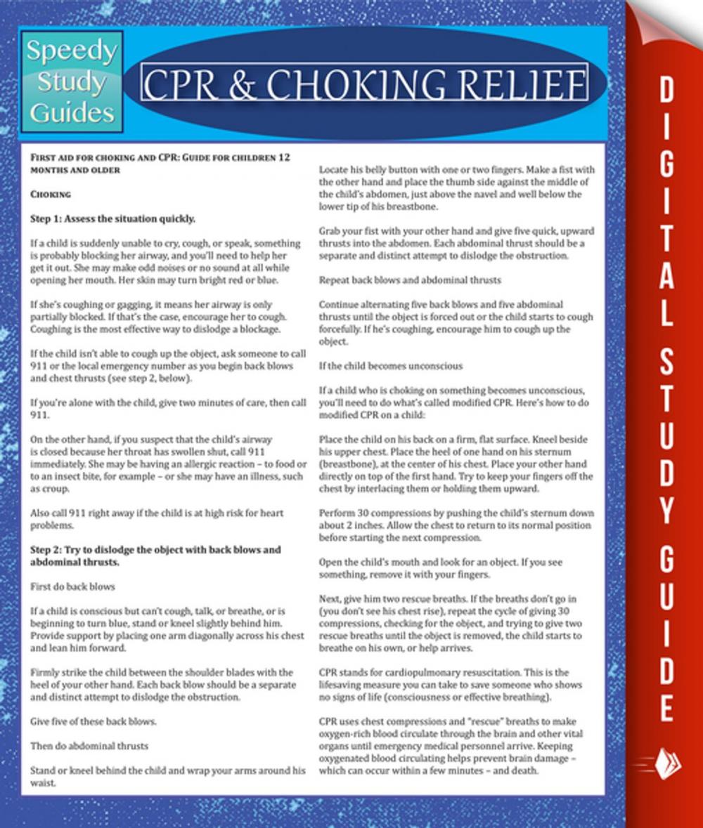 Big bigCover of CPR & Choking Relief