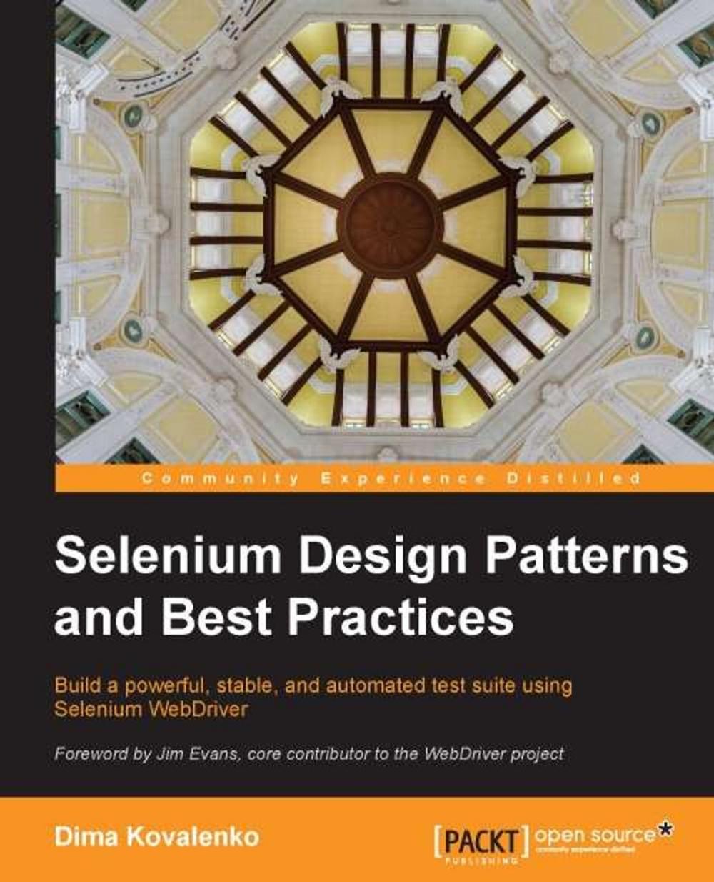 Big bigCover of Selenium Design Patterns and Best Practices