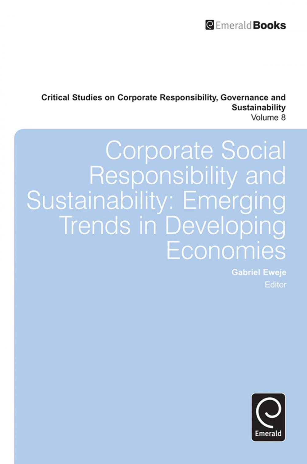 Big bigCover of Corporate Social Responsibility and Sustainability