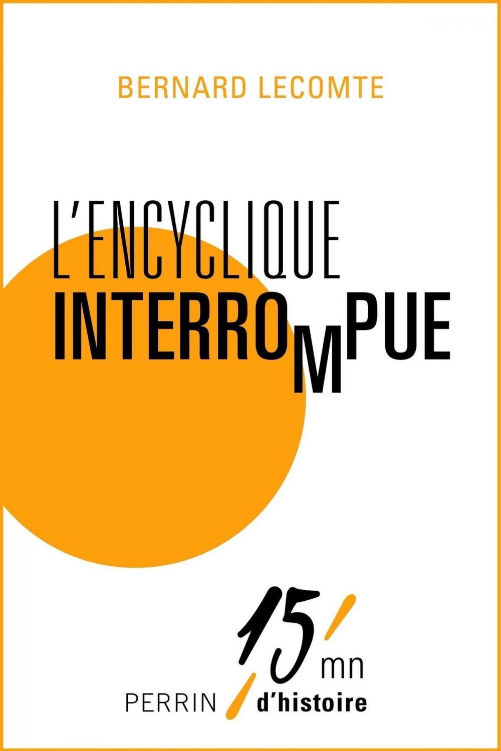 Big bigCover of L'encyclique interrompue