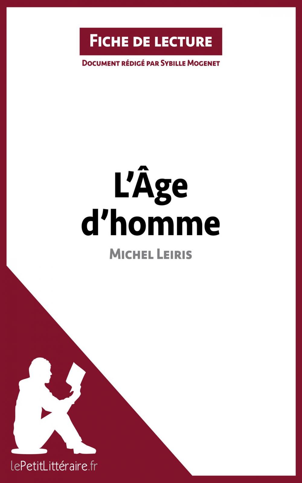 Big bigCover of L'Âge d'homme de Michel Leiris (Fiche de lecture)