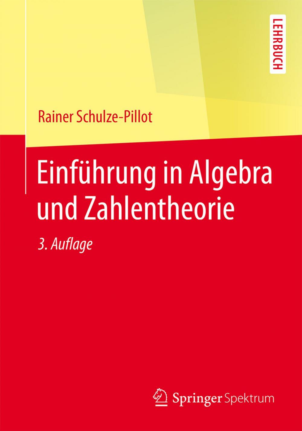 Big bigCover of Einführung in Algebra und Zahlentheorie