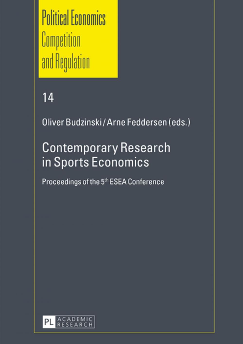 Big bigCover of Contemporary Research in Sports Economics