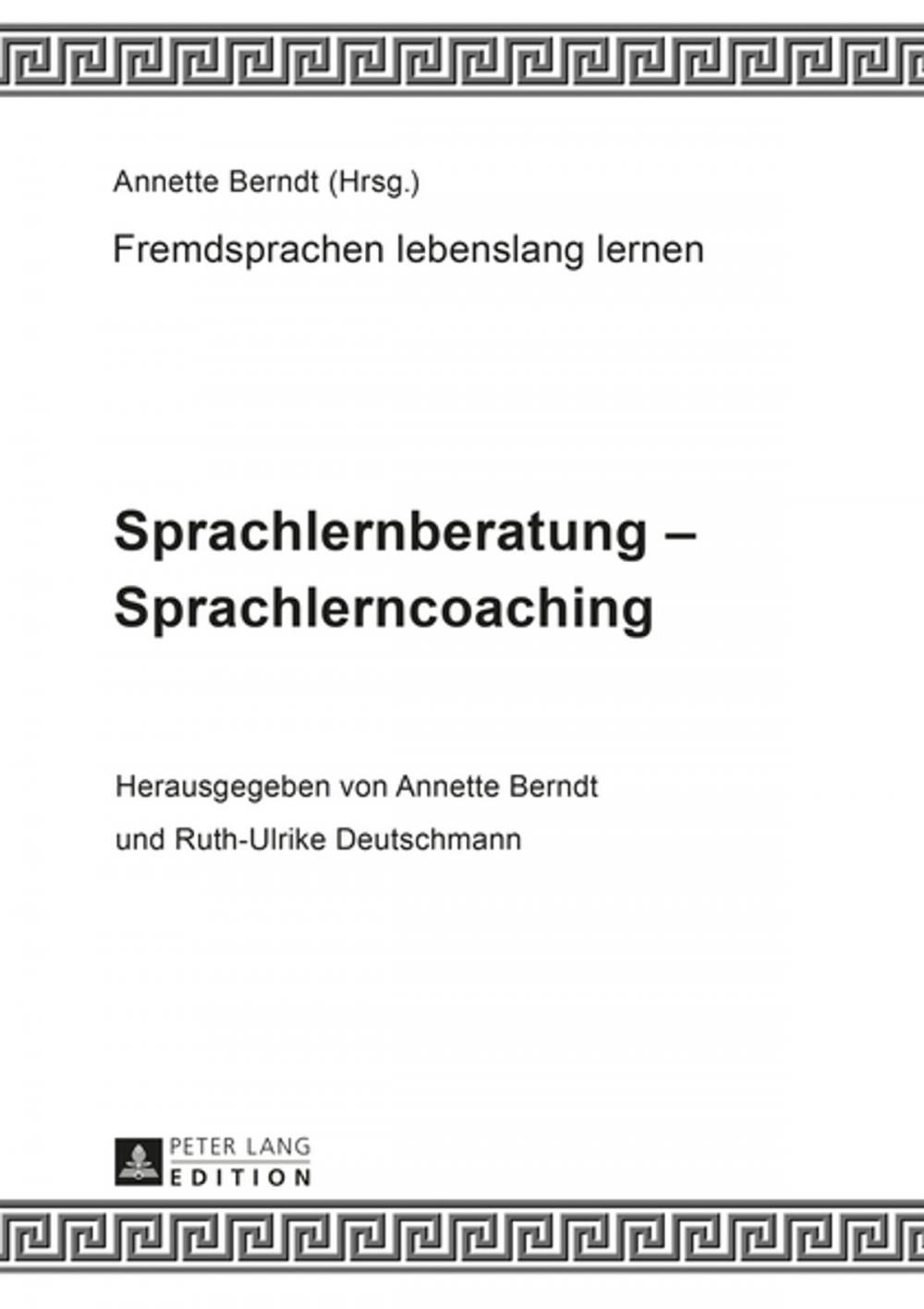 Big bigCover of Sprachlernberatung Sprachlerncoaching