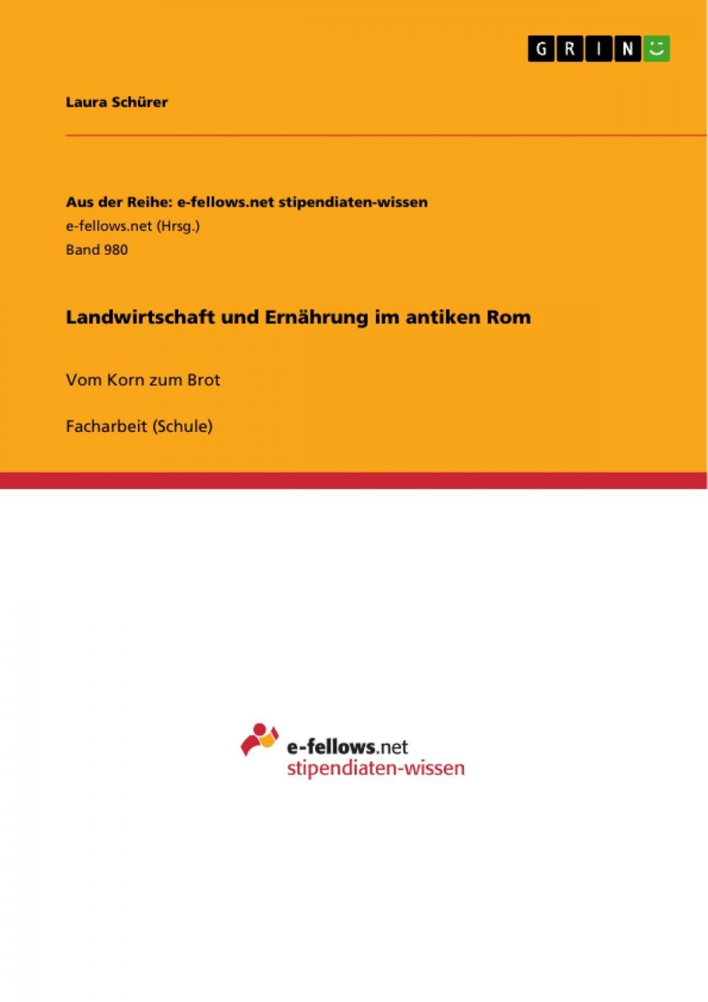 Big bigCover of Landwirtschaft und Ernährung im antiken Rom