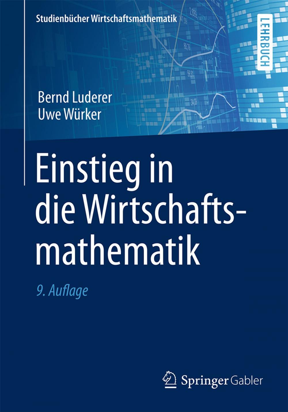 Big bigCover of Einstieg in die Wirtschaftsmathematik